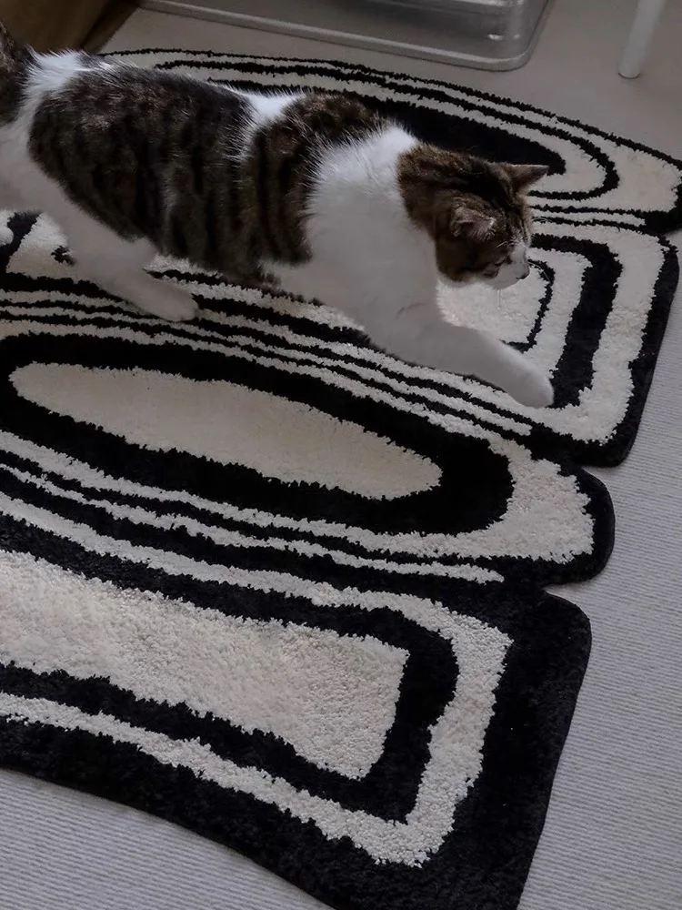 Специальный напольный коврик в скандинавском стиле художественный ковер Ins с