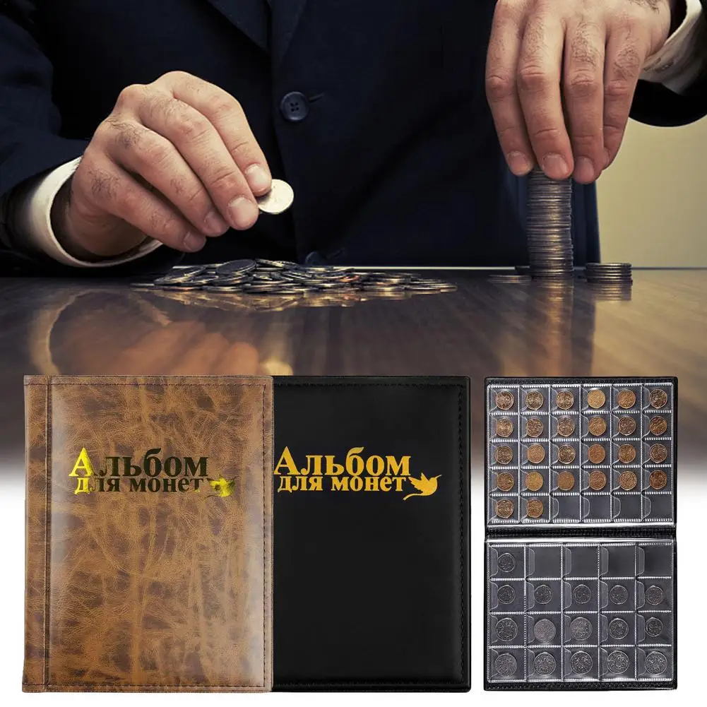

Coin Collection Book 250 Pockets Coin Collection Holder Dust-proof Transparent Coin Album Leak-proof Coin Holders For Collect