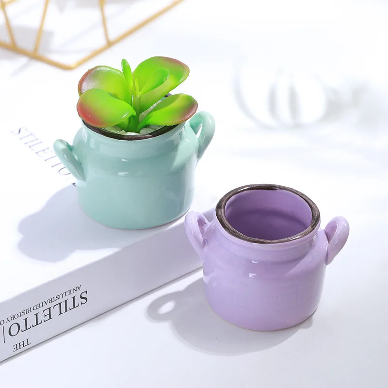 Цветочный горшок креативный мясистый цветочный домашний декор для цветов