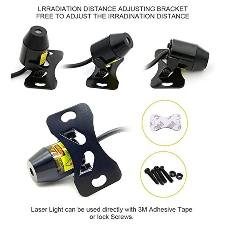 Car Styling Multi Shape Anti Collision Rear-end Laser Fog Light 12V Auto Brake Parking Warning | Автомобили и мотоциклы