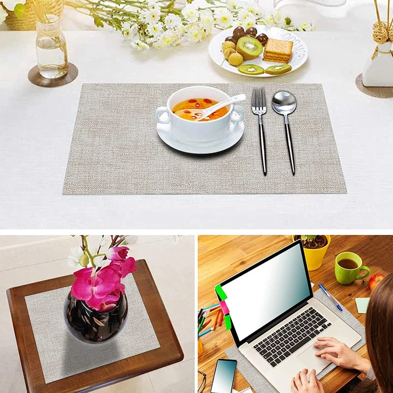 Набор из 6 непромокаемых ковриков для обеденного стола предметов | Дом и сад