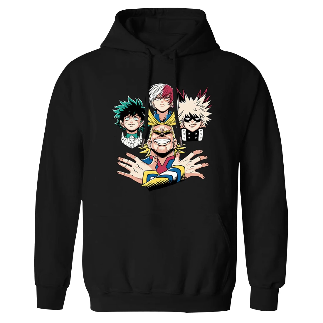 Мой герой академии для мужчин с капюшоном Кофты принтом и Стандартный Hipster