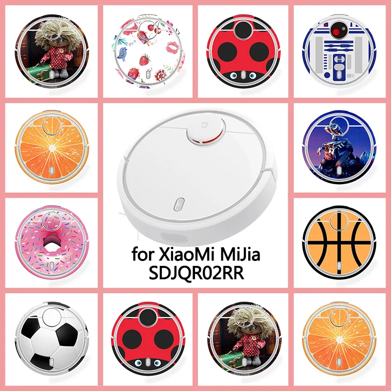 Provide Customized Custom Cartoon Sticker for xiaomi Robot MiJia Robotic SDJQR02RR Vacuum Cleaner Skin Spare Parts Accessories