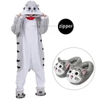 Пижама-кигуруми в виде кота, единорога, на молнии