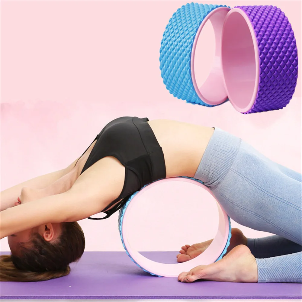 

Yoga Wheel Backbend Artifact for Beginners Open Back Massage Pilates Circles Female Muscle Relaxation Back Fitness Equipment