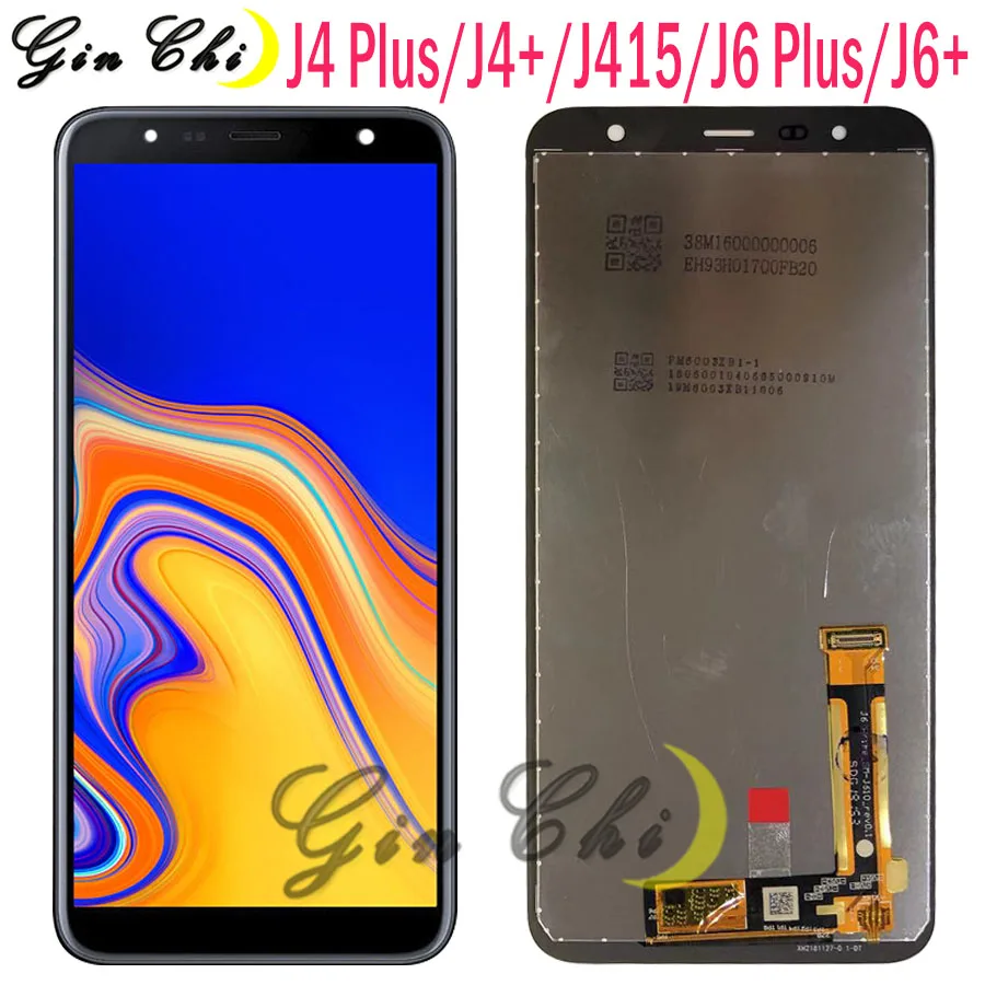 ЖК дисплей сенсорный для Samsung J4 plus + 2018 Plus J415 J415F J410 J6 Prime J610|Экраны мобильных