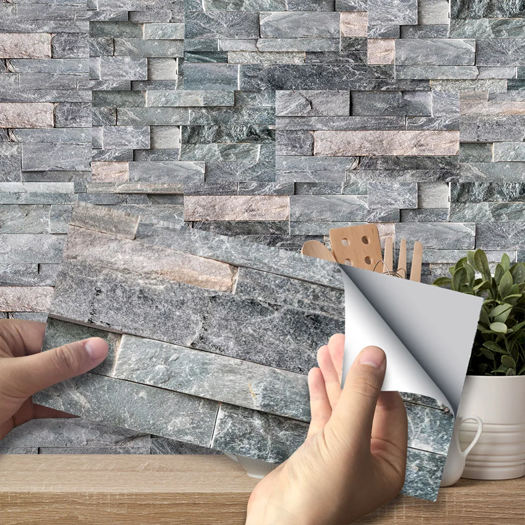 

3d Wallpaper Stickers Self Adhesive 54pcs Wallpaper For Living Room Wall Papers Home Decor For Bedroom Walls 9/27pcs Wall Paper