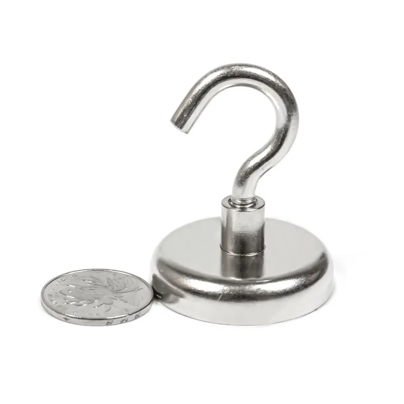 

Wangyatian 1pc Mini Diameter of 42 mm Neodymium Magnet Super Strong Circular Hook Holder Hanger Magnets Linked Home Kitchen