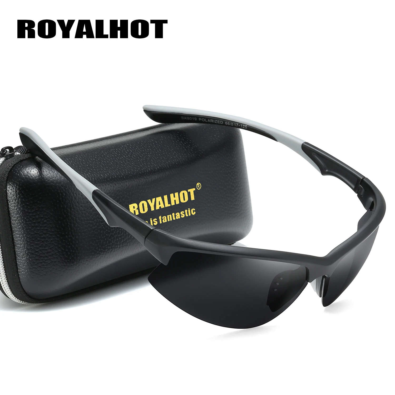 RoyalHot мужские женские поляризационные половинная оправа спортивные