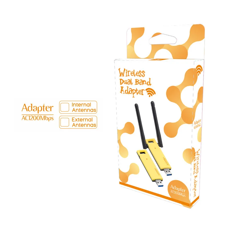 

New USB 3.0 1200Mbps Wifi Adapter Dual Band 2.4G+5G 802.11AC RTL8812 Wifi Antenna Dongle Network Card For Laptop Desktop