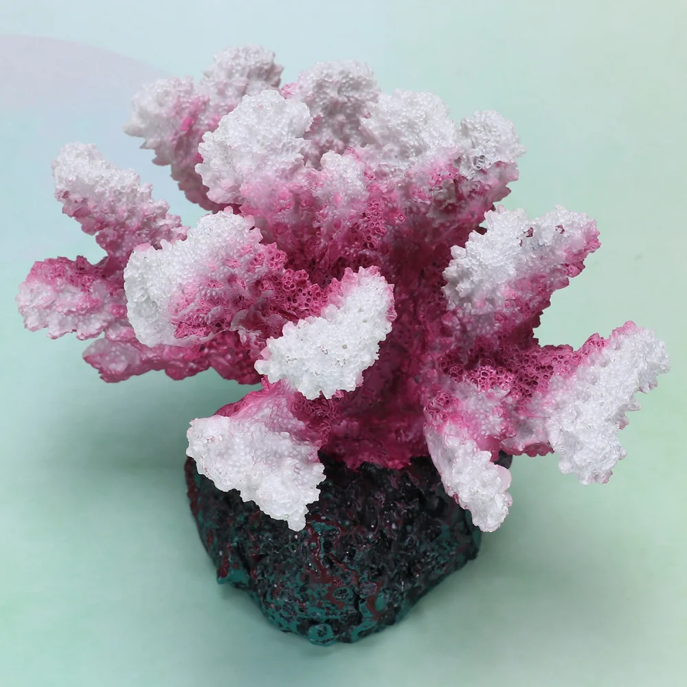 1 шт. набор для украшения аквариума кораллового цвета (фиолетовый) | Дом и сад