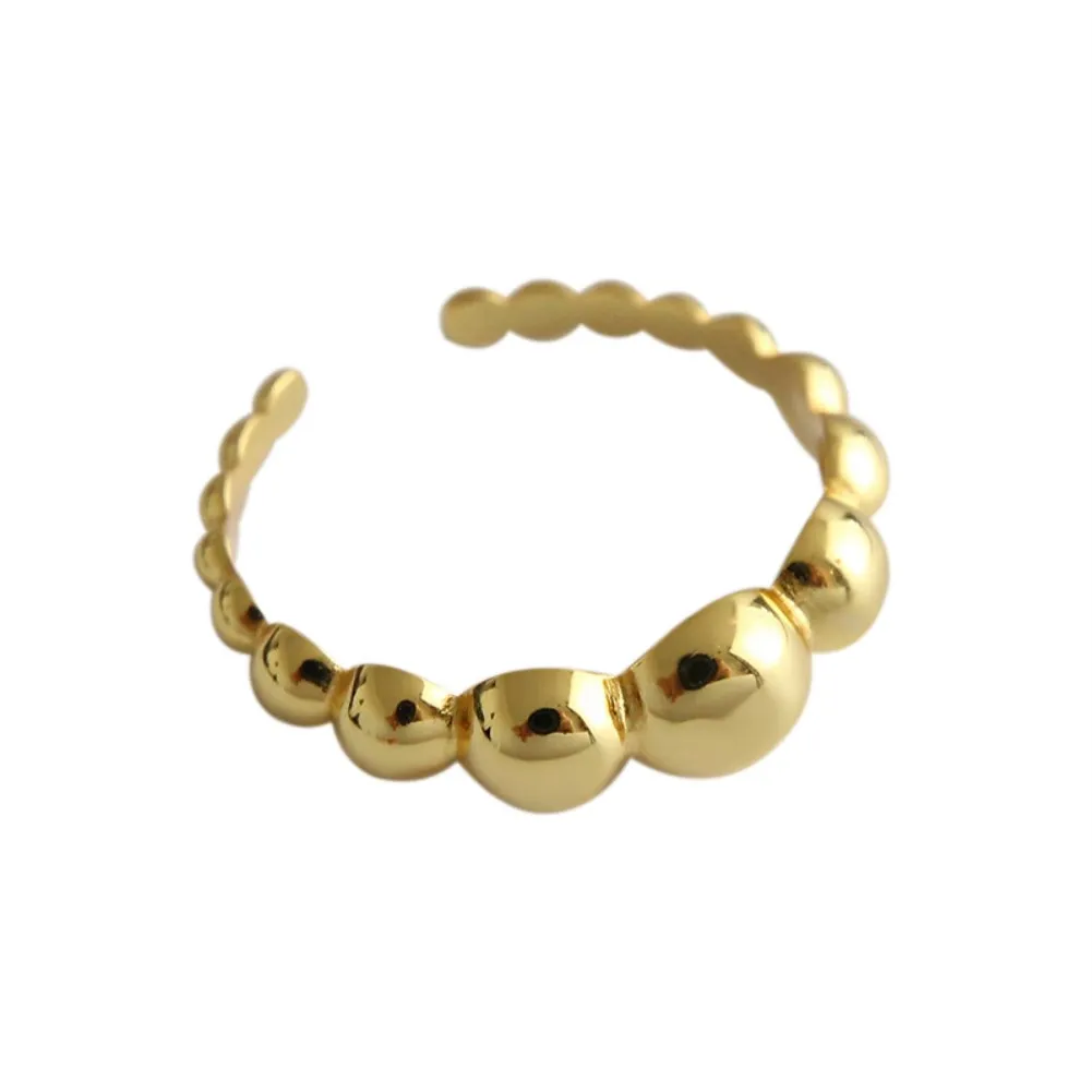 

ZEMIOR 925 стерлингового серебра двух-Цвет кольцо для женщин, хорошее ювелирное изделие, высокое качество полукруг OL Стиль Леди Кольца Products co., ltd
