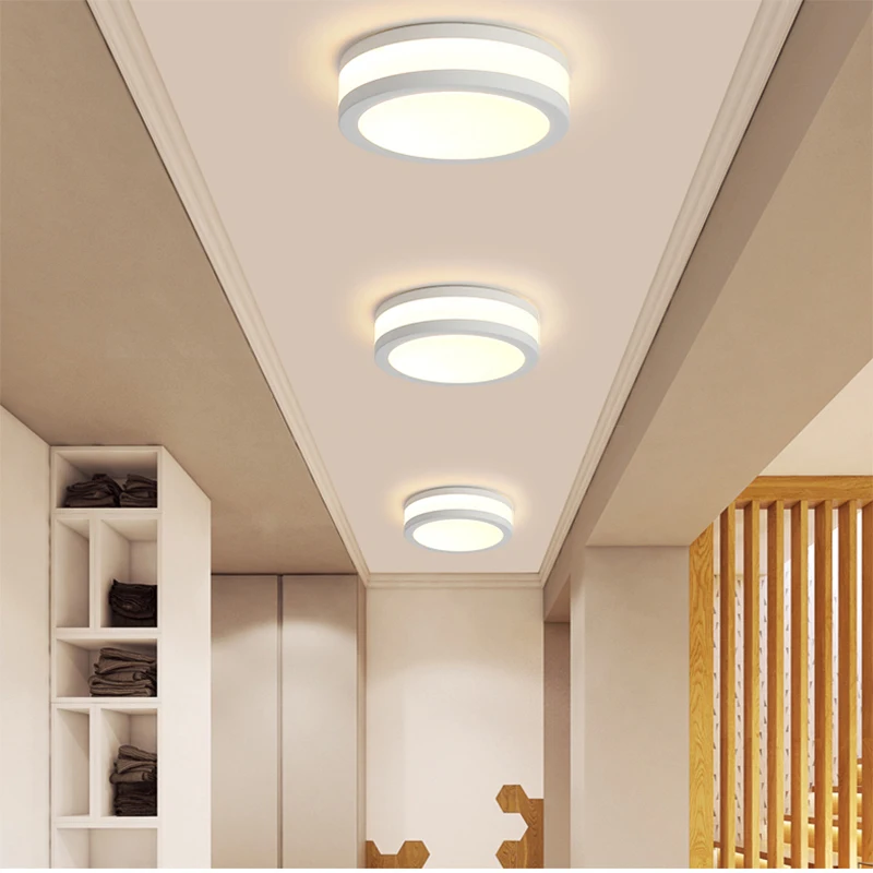 Современный светодиодный потолочный светильник коридор лампы для Спальня