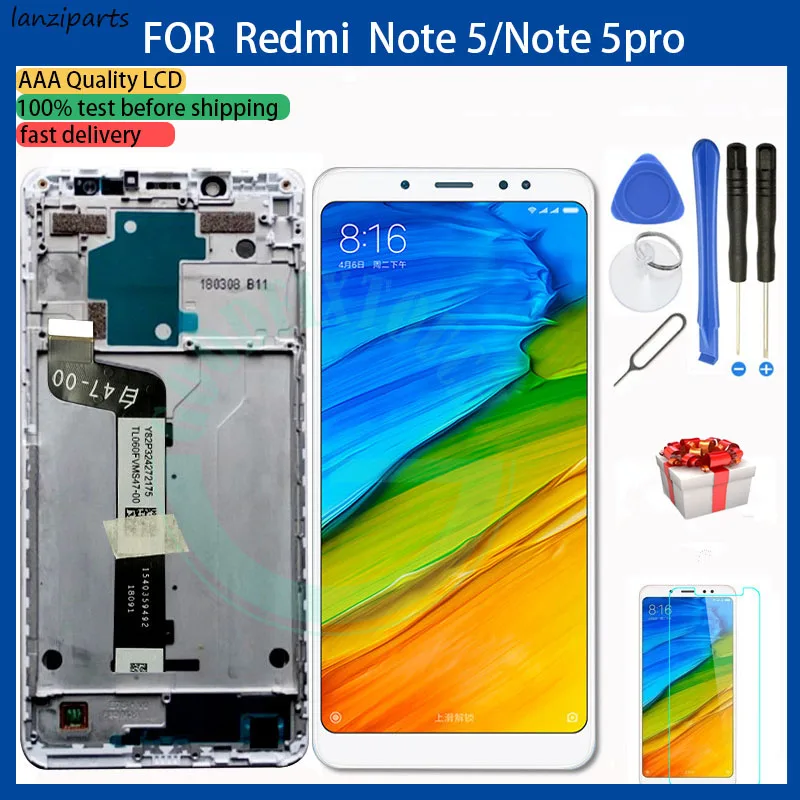 ЖК дисплей для Xiaomi Redmi Note 5 Pro с сенсорным экраном и дигитайзером в сборе замена Note5