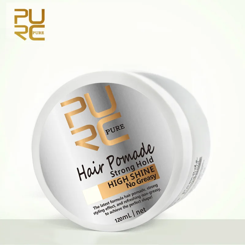 PURC Long-time Lasting Hair Styling Pomade Strong Style Restoring Wax Oil Mud for 120ml | Красота и здоровье