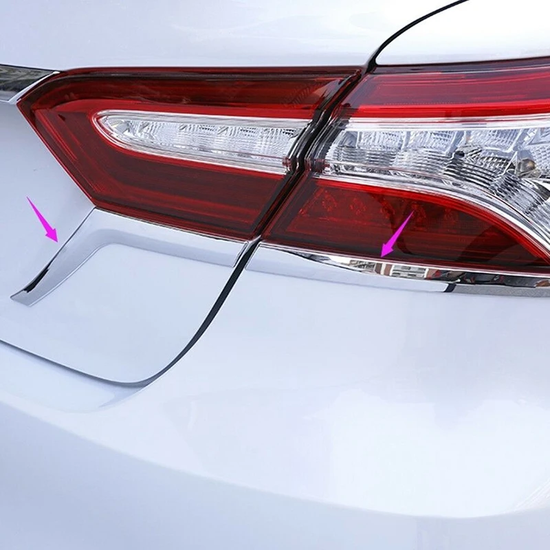 Для Toyota Camry LE XLE 2018 2020 хромированный задний светильник с крышкой для