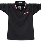 Мужские рубашки с длинным рукавом, весна-осень, Модные цветные хлопковые брендовые рубашки поло, мужские повседневные топы 6XL