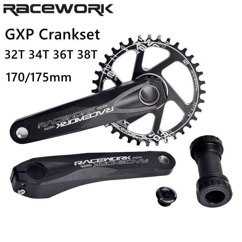 Комплект велосипедных кривошипов SWTXO Кривошип для горного велосипеда GXP 170/175 мм MTB