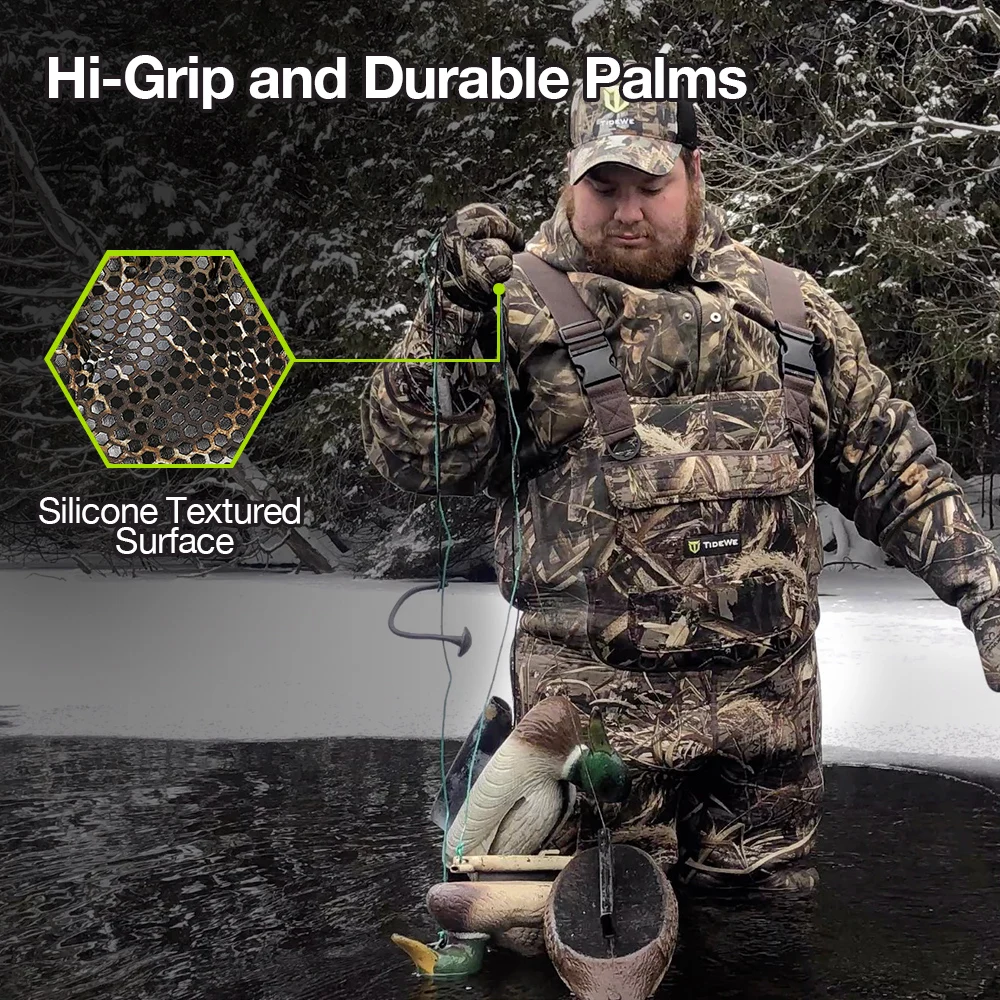 TideWe водонепроницаемые изолированные неопреновые перчатки длиной до локтя 5 мм