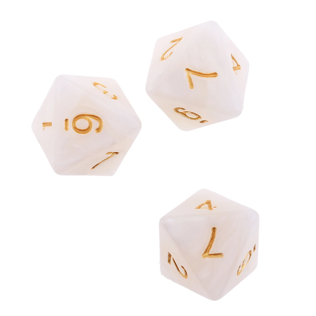 10pcs 8 Sided Dice D8 Polyhedral Dice for Party Table Games Gaming Dice Birthday Parties Board Game