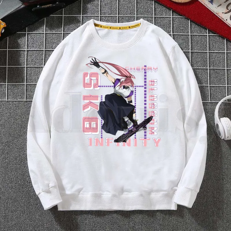 

SK8 The Infinity Skate Skateboard Boys Anime Hoodies Sweatshirt Print Trend Mens Clothes Hip-Hop Male Crewneck Hoodies Men