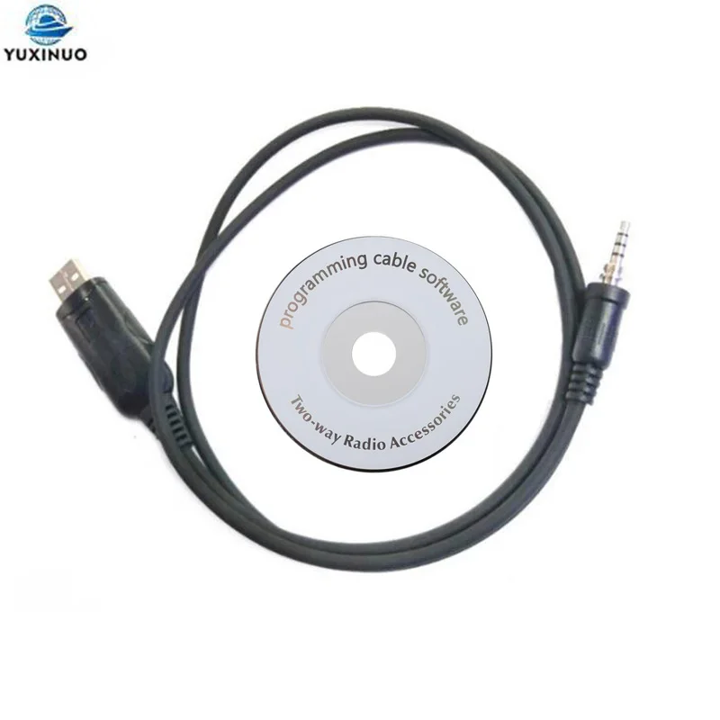 

USB Programming Cable with CD Software for YAESU Vertex Radio VX6R VX7R VX120 VX-6 6E 6R 7E 7R 120 127 170 HX471 FT-250R Radio