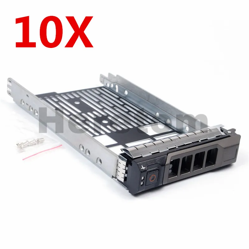 Поддон для жесткого диска SAS/ SATA 0F238F 3 5 дюйма 10 шт. Caddy G302D X968D DELL R320 R710 R610 R410 T710 T61 T610