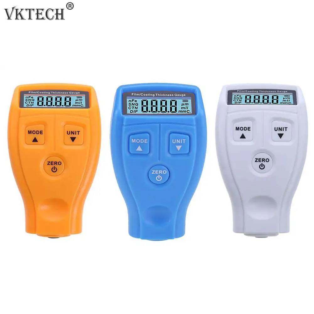 

GM200 Coating Painting Thickness Gauge Tester Ferrous Metal Lacquer Film Thickness Gauge Digital Car Paint Tester Detector