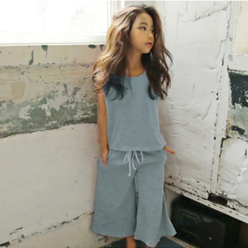 Брендовый повседневный костюм для девочек 2020 детский хлопковый мягкая рубашка