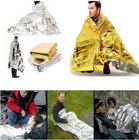 Уличное водонепроницаемое искусственное одеяло, пленка, тепловое пространство, первая помощь, ветрозащитное тепловое одеяло для кемпинга, пешего туризма