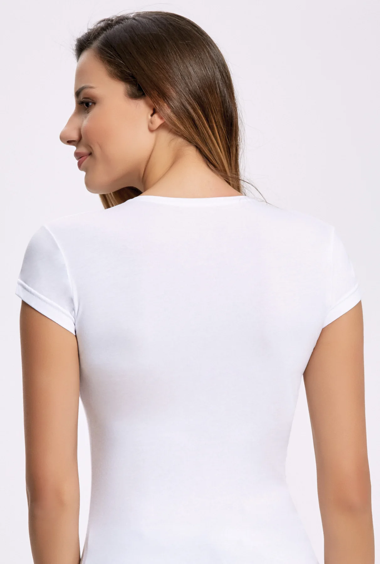 

ILKE 2260 Lycra Round Neck Womens T-shirt 3 Pieces