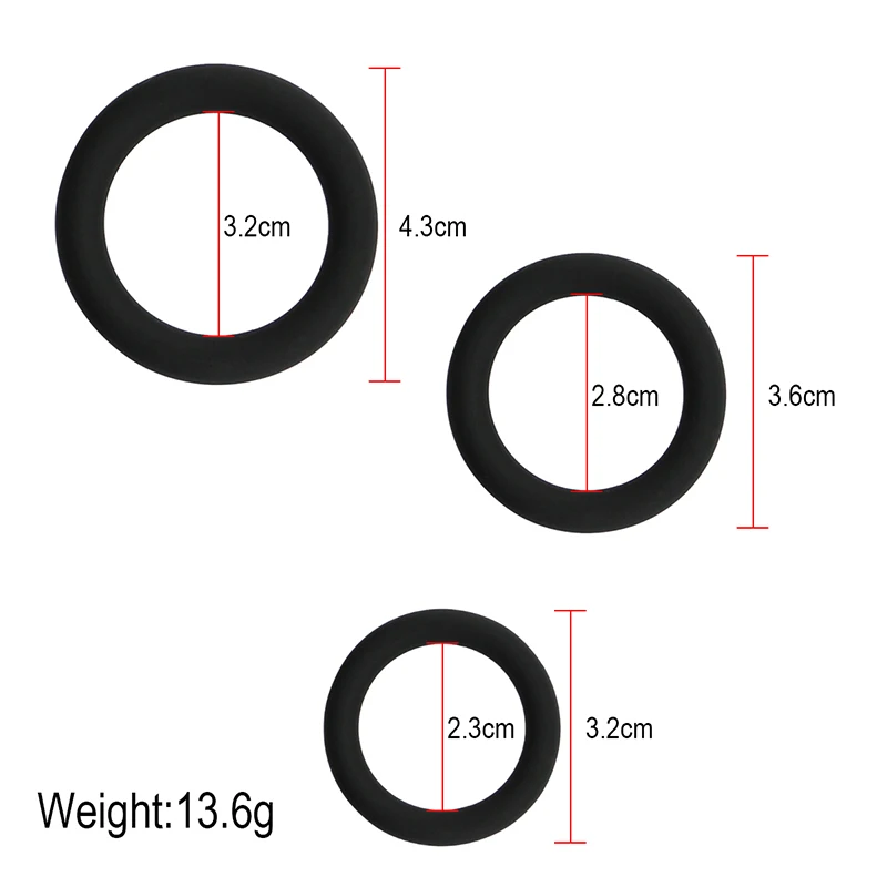 GUIMI 3 шт./компл. прочный силиконовый пенис кольцо для взрослых Для мужчин задержки