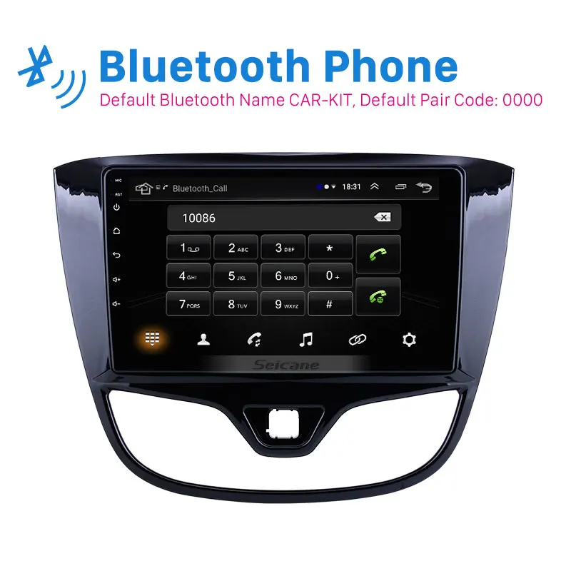 Seicane 9 дюймов GPS Navi Android 1 автомобильный мультимедийный плеер для 2017 Opel Karl/Vinfast Радио