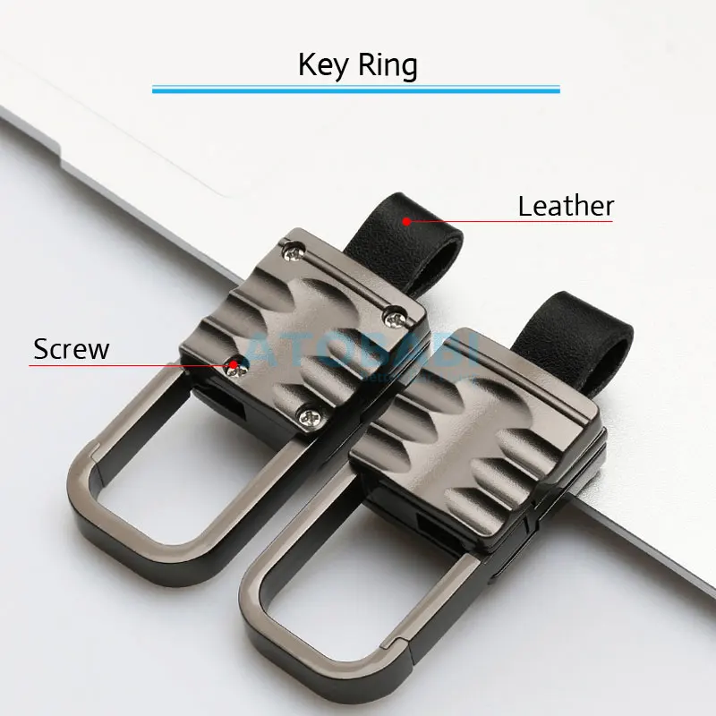 

Alloy Silicone Car Key Cover For Ford Focus 2015 2016 2017 2018 Fiesta EcoSport Keychain Holder Remote Control Protector Case