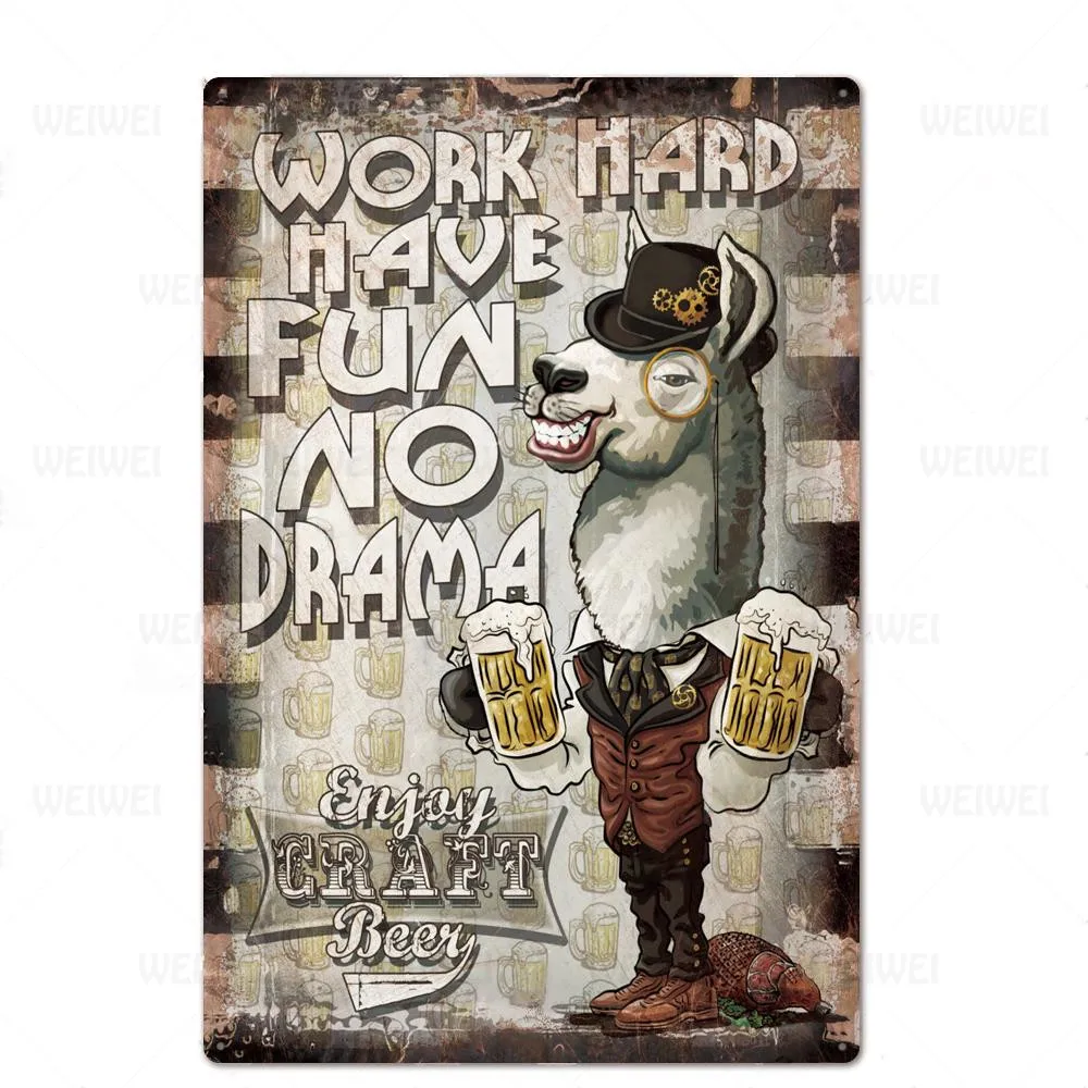 Пивные металлические жестяные знаки винтажный кухонный домашний декор потертый