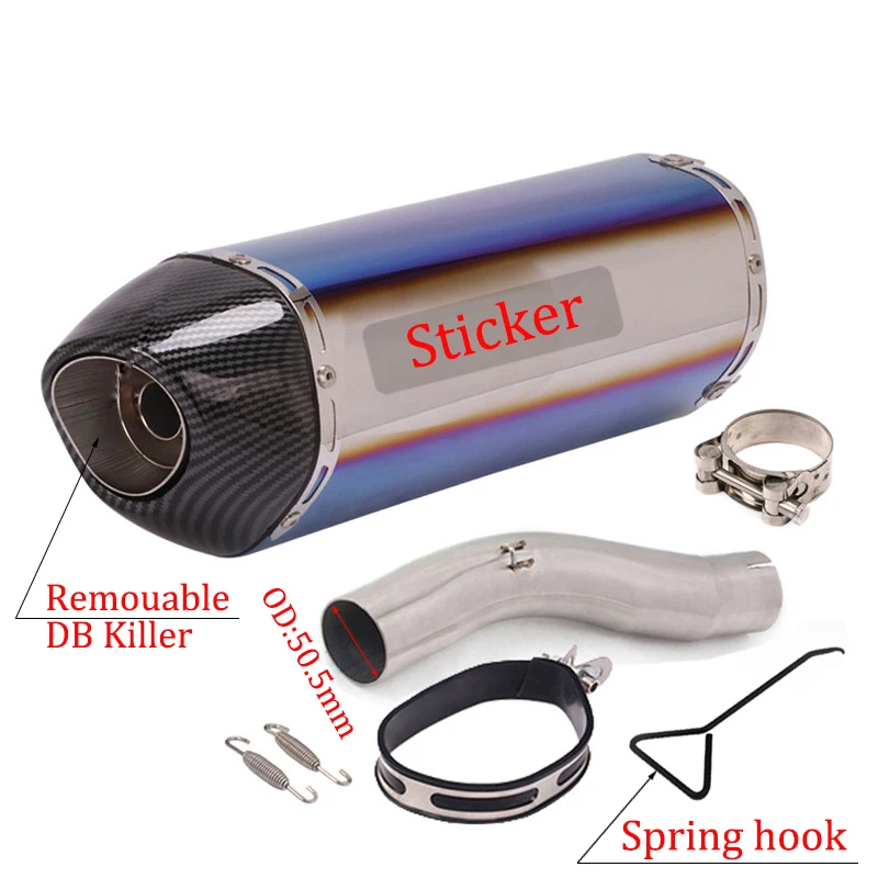 Слипоны для SUZUKI GSXR 600 750 GSXR600 GSXR750 K8 K9 L1 2008 - 2010 2009 глушитель выхлопной трубы
