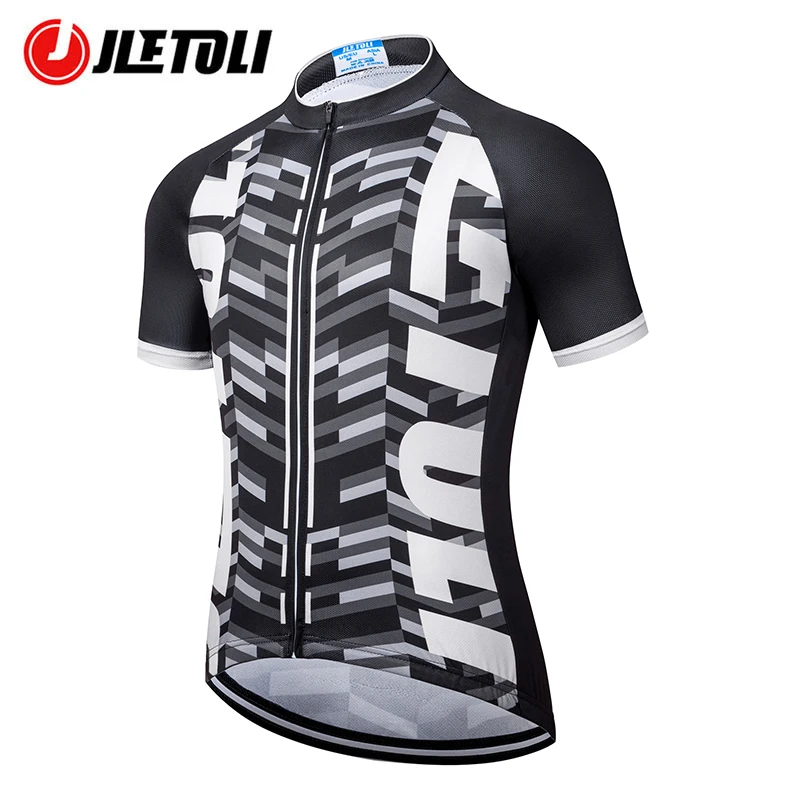 

JLETOLI Summer Cycling Jersey Man Breathable Bike Jersey Shirt Bicycle Clothing Quick-Dry Racing MTB Clothes Maillot Ciclismo