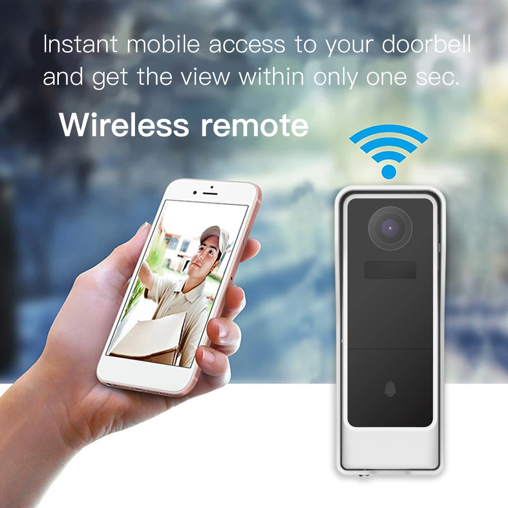 Беспроводной умный видеодомофон Tuya Smart Home 1080P HD камера видеонаблюдения