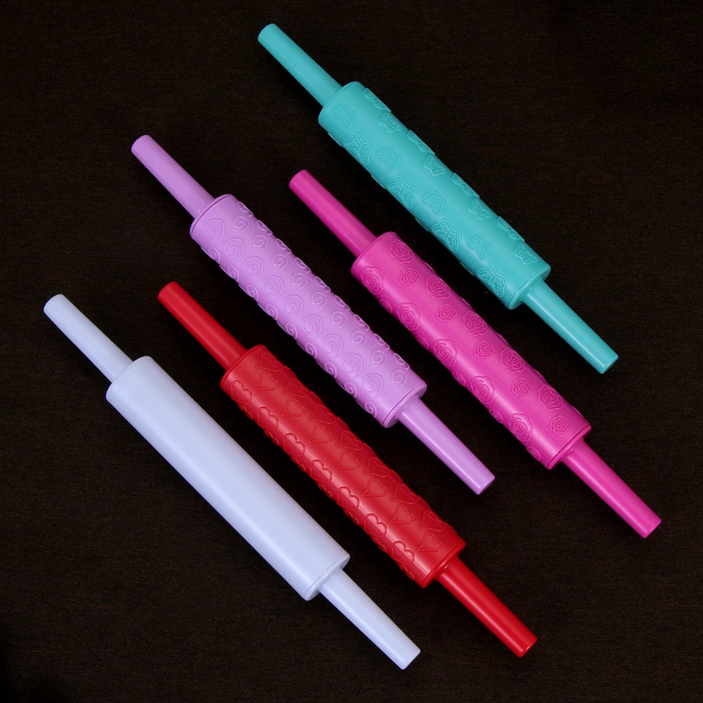 1 шт. антипригарная скалка для помадки инструмент портативная пластиковая Скалка