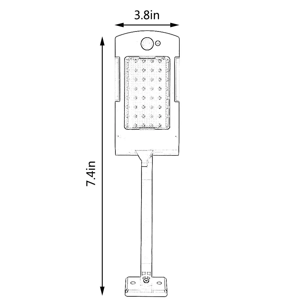 Солнечный настенный светильник 5 Вт 600лм светодиодные фонари для крыльца