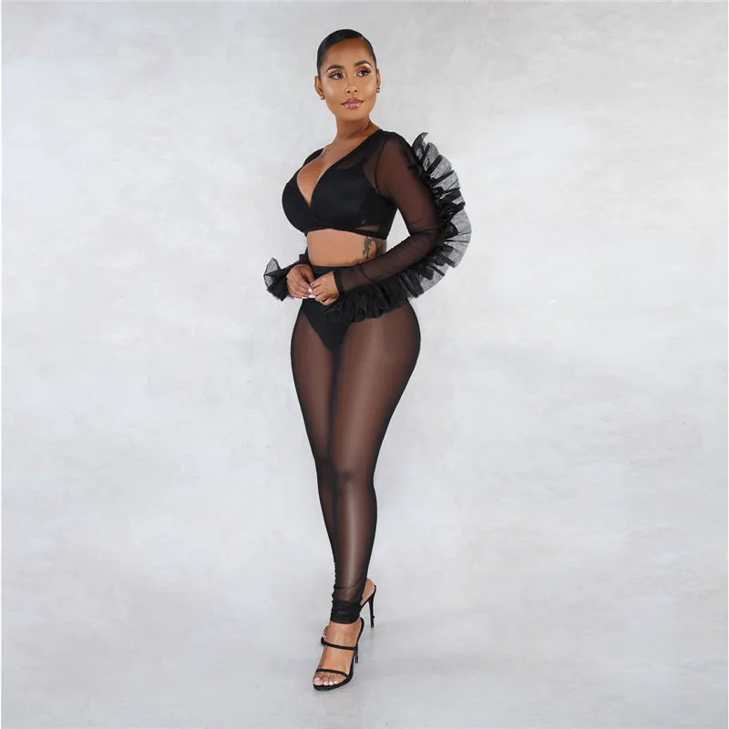 Соблазнительный женский костюм соблазнительные укороченные топы из органзы