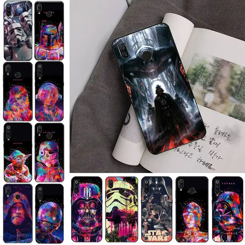 Звездный войны акварель телефона чехол для Redmi note 8Pro 8T 9 6pro 7 7A 6 6A 8 5plus pro Coque