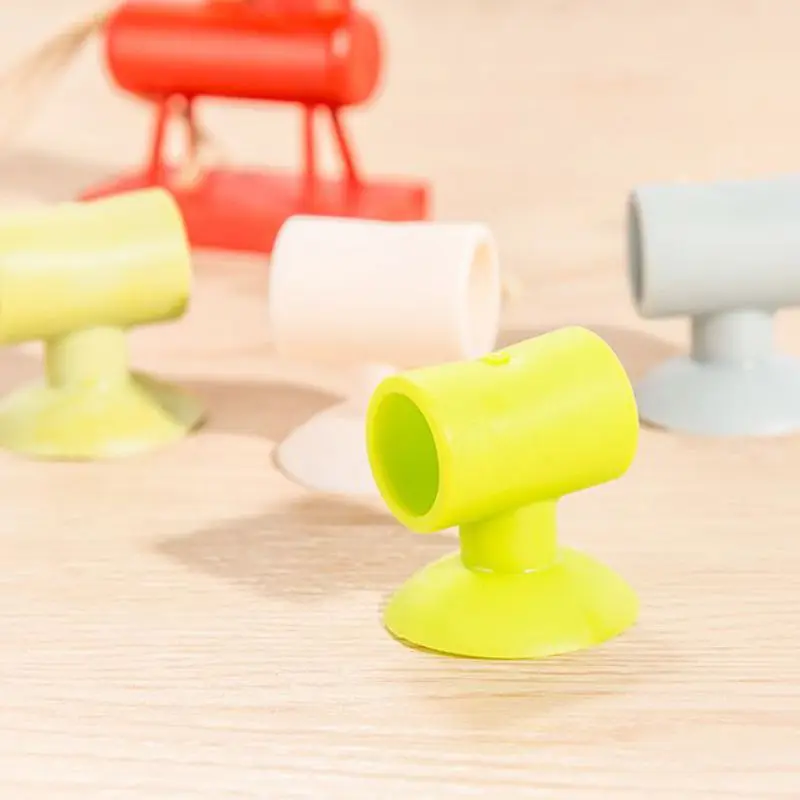 

Suction Cup Silicone Without Hooks Practical Door Handle Protective Mat Safe Mute Silencer Pad No Punching