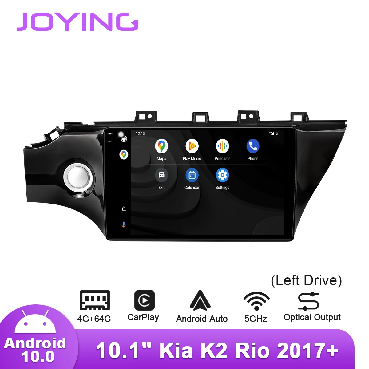 

Android10.0 Car 10.1 Inch Head Unit 1280*800/4GB RAM&64GB ROM IPS Radio GPS Navigation Tape Recorder For Kia K2 Rio 2017+ DSP