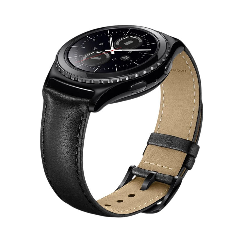 Ремешок кожаный для samsung gear S3 frontier galaxy watch 46 мм/42 мм браслет huawei gt 2 active amazfit bip 20 мм/22 |