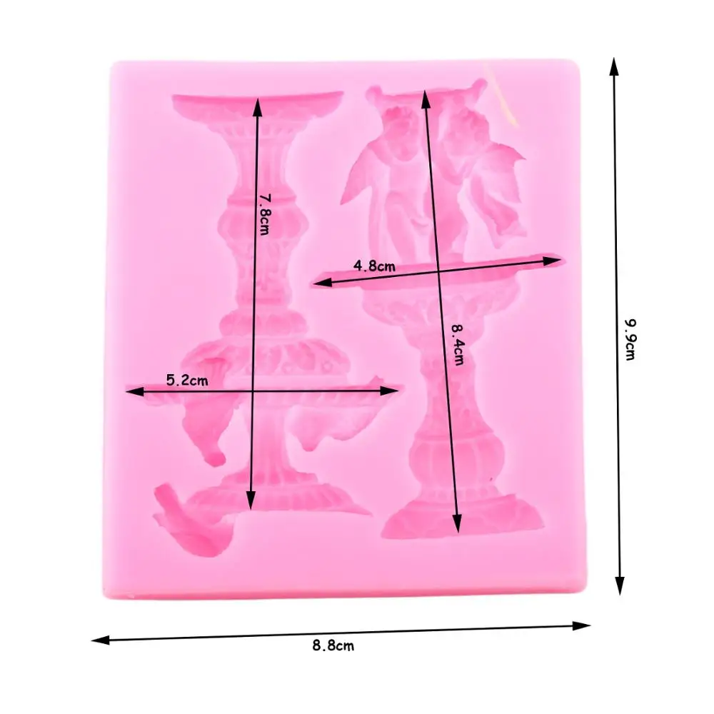 3D Ангел птица силиконовые формы фонтан форма для шоколада DIY искусственная