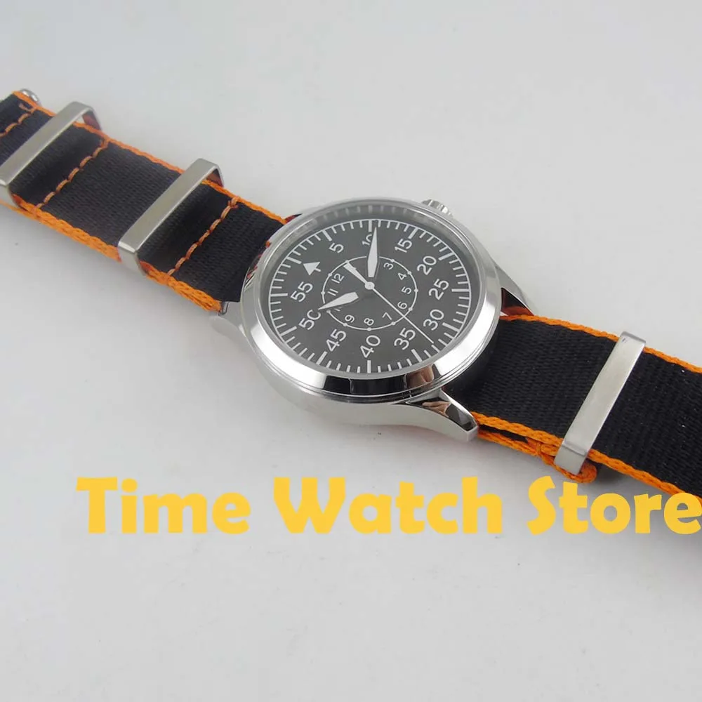 Часы мужские наручные с автоподзаводом 42 мм нейлоновый ремешок | Наручные часы