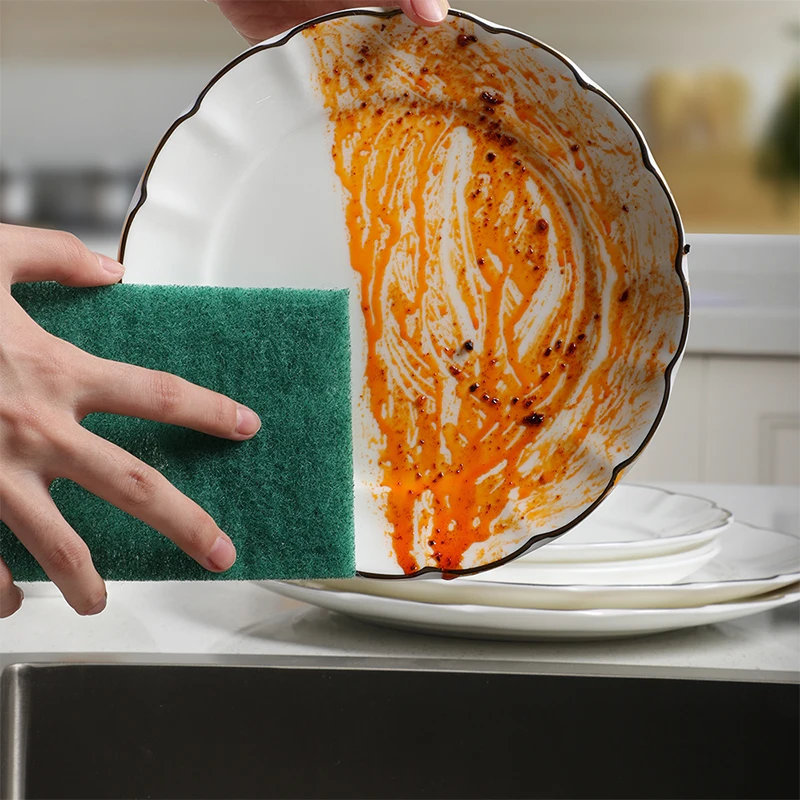 Чистящие щетки Cleanhome моющие накладки для чистки посуды не царапают Впитывают жир