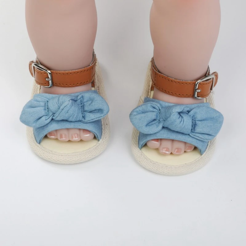 Летняя детская обувь сандалии для девочек Модная хлопковая новорожденных | Мать