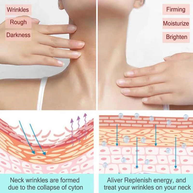 Витамин С + Е увлажняющий Сужающий поры питательный крем для шеи мягкий